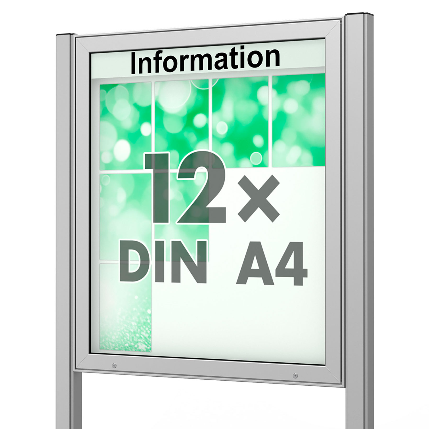 Bushaltestelle, Werbung, Bildschirm, Überwachen, Unterschreiben