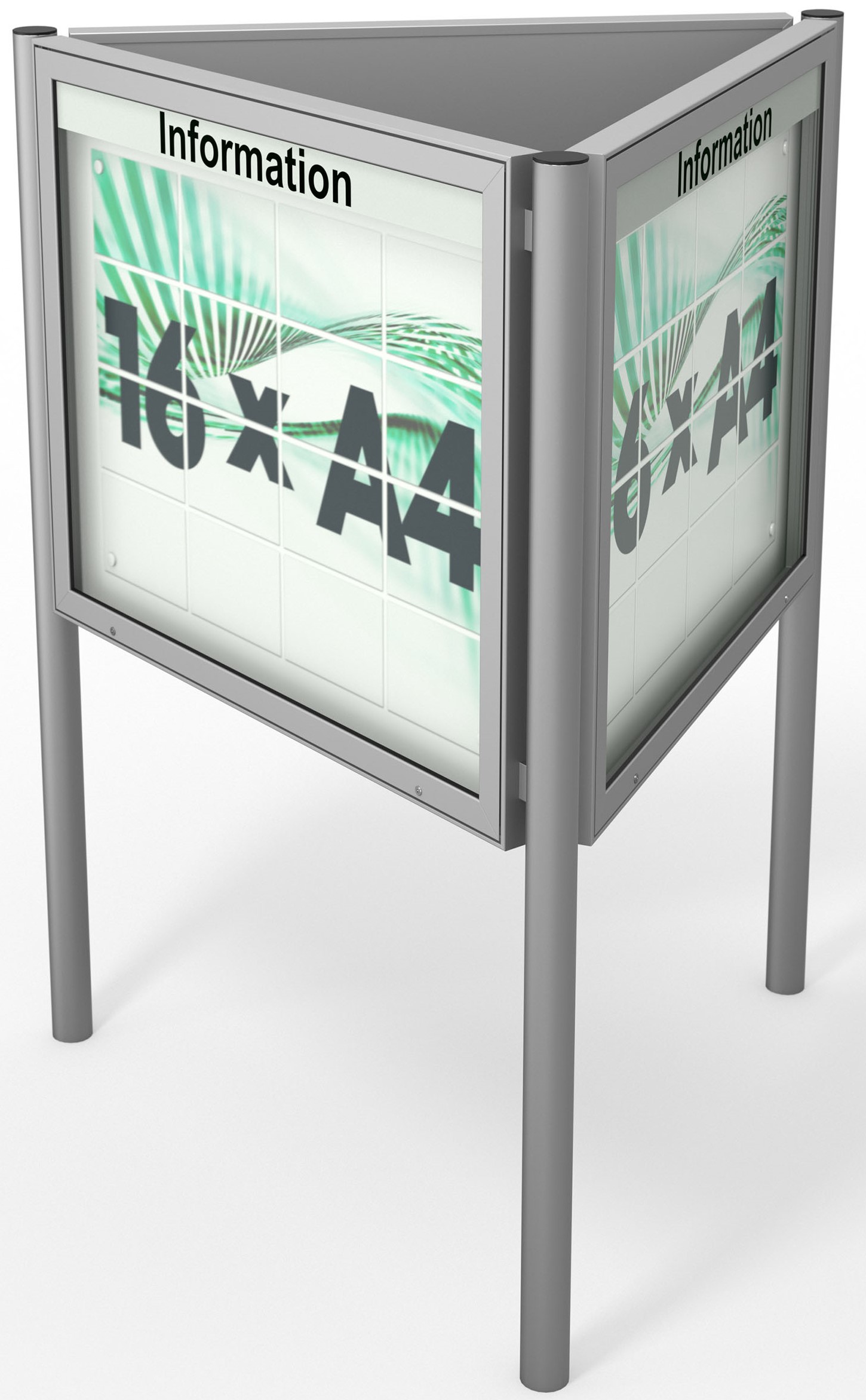 Schaukastenanlage - Dreiecksanlage Schaukastenanlage - Dreiecksanlage